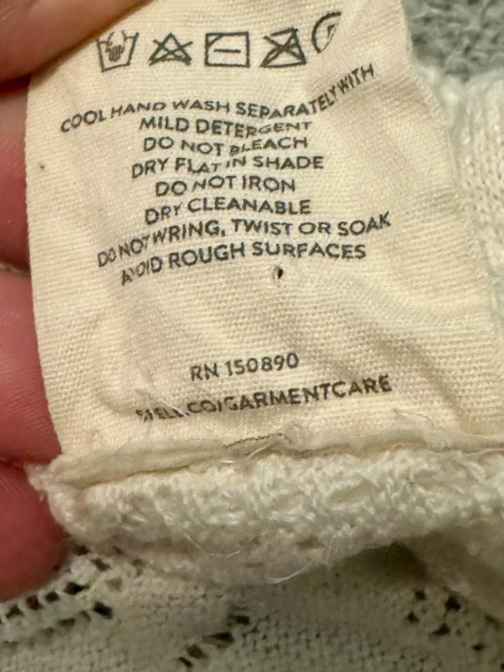 Spell Siesta Cami Organic Cotton Knit Tank XS Boho Lace in White Sands - Picture 10 of 15